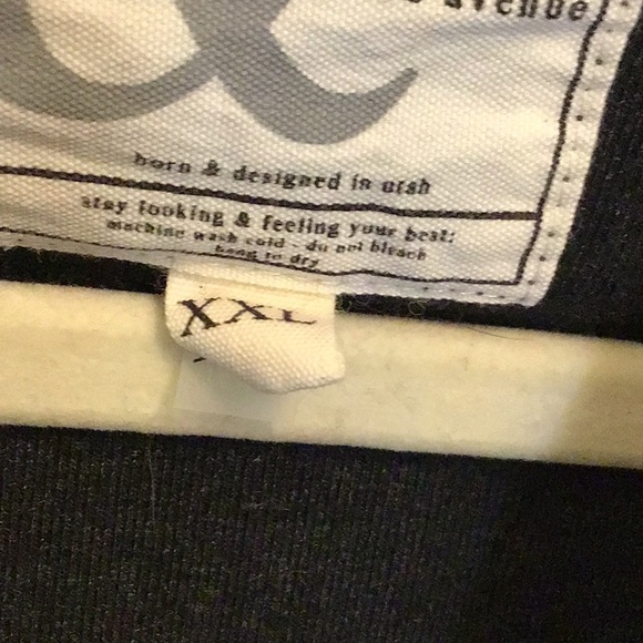 Ampersand Ave black hoodie - Picture 3 of 5